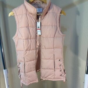 Calvin Klein Women's Blush Quilted Vest